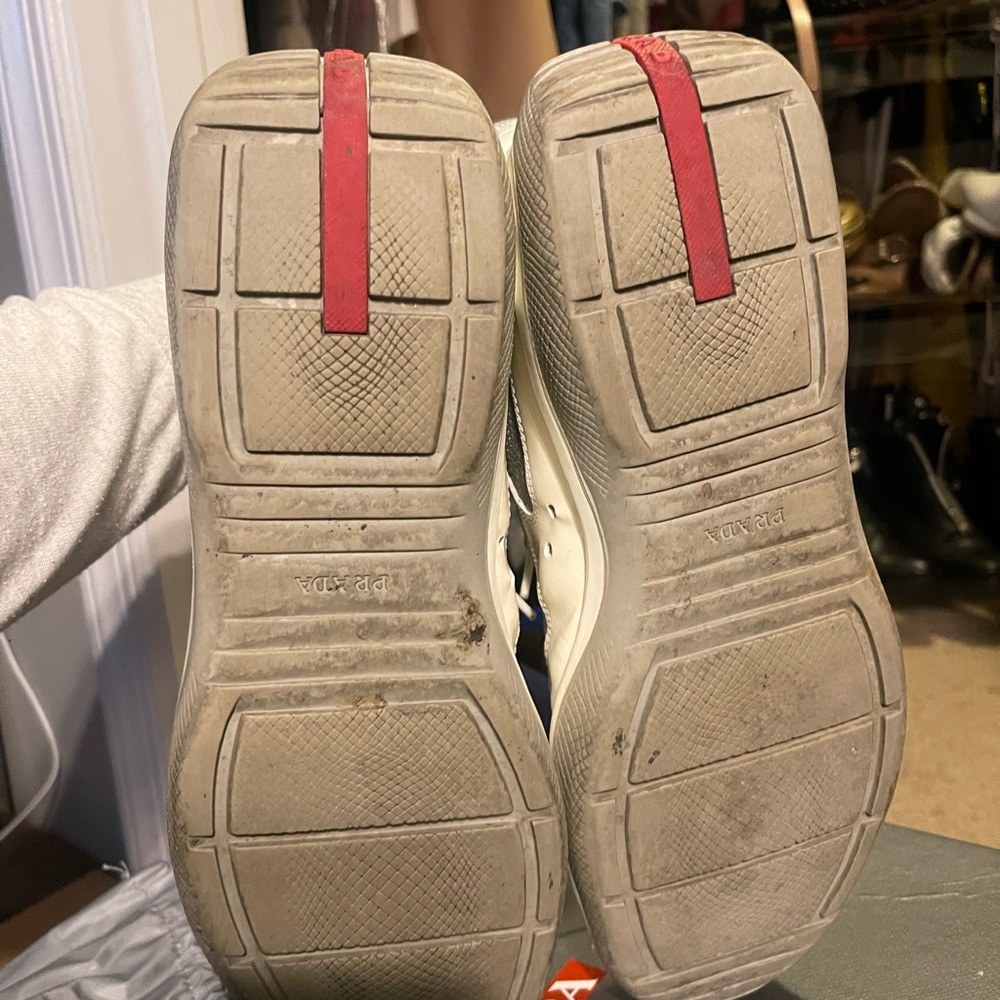 Prada Vernice +Bike Vinaccia + Acciaio athletic sneakers - Picture 2 of 5